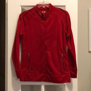 Adidas Climalite Red Track Jacket Size Small